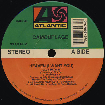 Camouflage : Heaven (I Want You) (12")