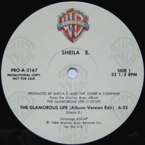 Sheila E. : The Glamorous Life (12", Promo)