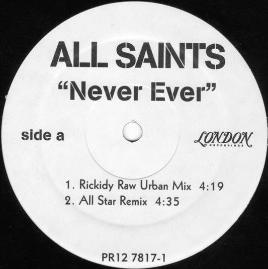 All Saints : Never Ever (12", Promo)