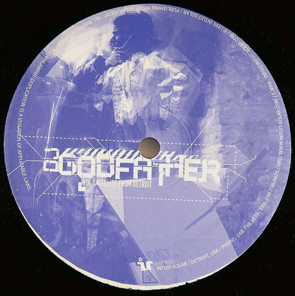 DJ Godfather : Via Satellite From Detroit (12")