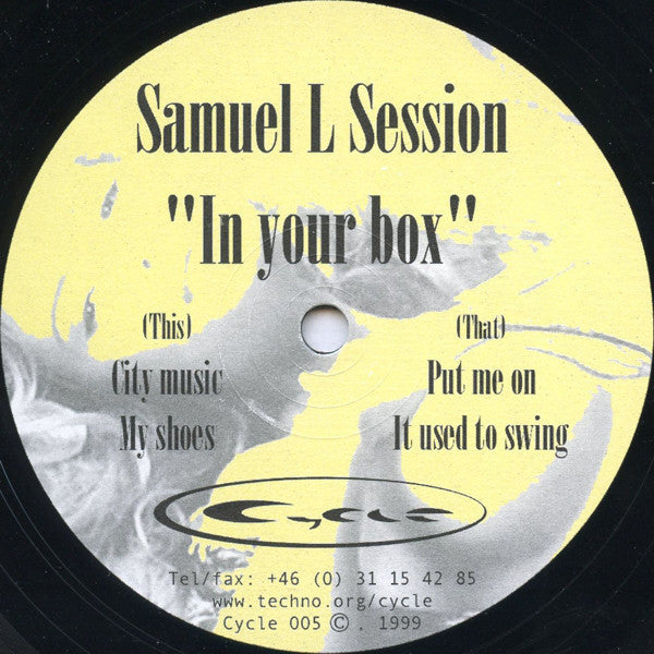 Samuel L Session : In Your Box (12")