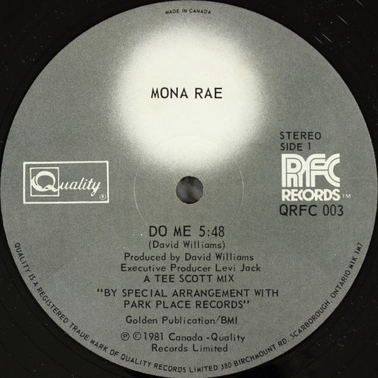 Mona Rae : Do Me (12")