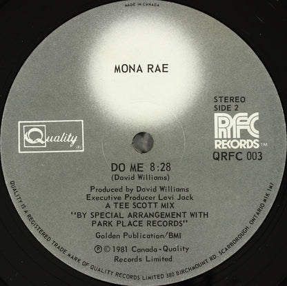 Mona Rae : Do Me (12")