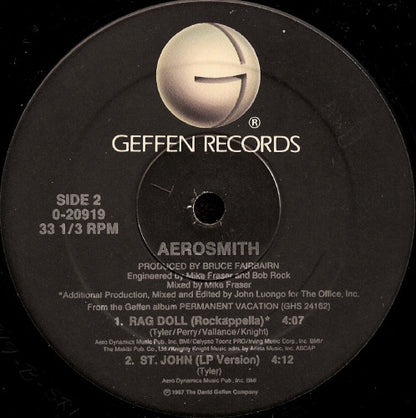 Aerosmith : Rag Doll (12", Maxi)