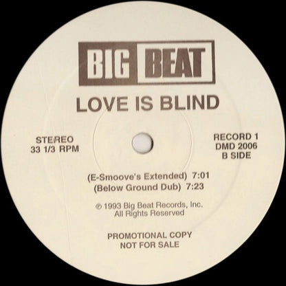 Echora : Love Is Blind (2x12", Promo)