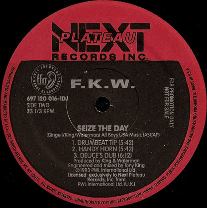 F.K.W.* : Seize The Day (12", Maxi, Promo)