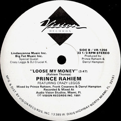 Prince Rahiem : Freaky Marie / Loose My Money (12")