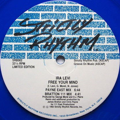 Ira Levi : Free Your Mind (12", Ltd, Blu)
