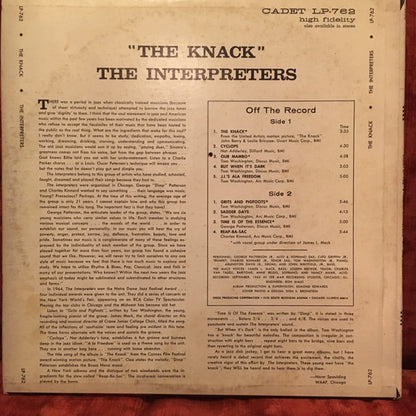 The Interpreters (3) : The Knack (LP, Album)