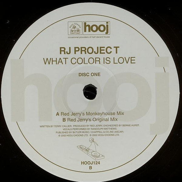 RJ Project : What Color Is Love  (12", 1/2)