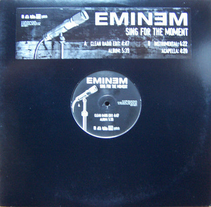 Eminem : Sing For The Moment (12", Promo)