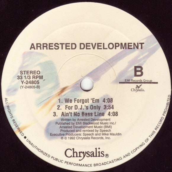 Arrested Development : Mr. Wendal (12")