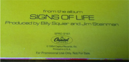 Billy Squier : Rock Me Tonite (12", Single, Promo)