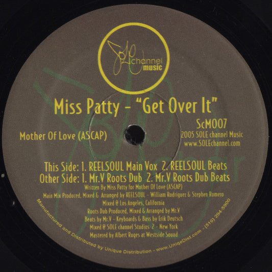 Miss Patty : Get Over It (12")