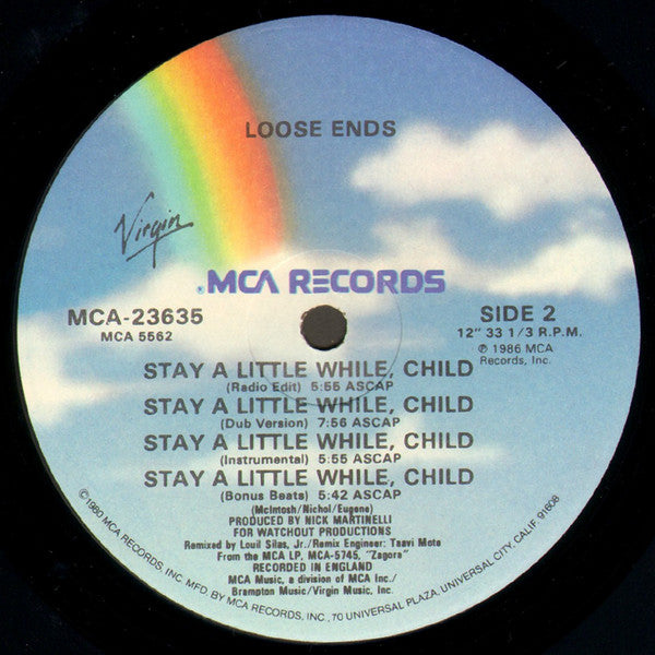 Loose Ends : Stay A Little While, Child (12")