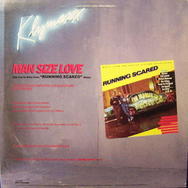Klymaxx : Man Size Love (12" Version) (12", Single)