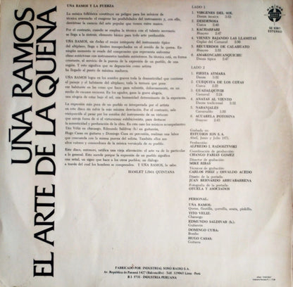 Uña Ramos : El Arte De La Quena (LP)