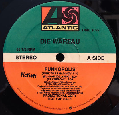 Die Warzau : Funkopolis (12", Single, Promo)