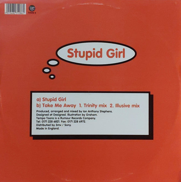 Princess Paragon : Stupid Girl (Club Version) (12", Single)