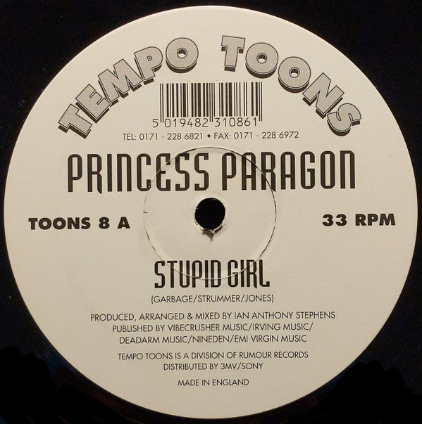 Princess Paragon : Stupid Girl (Club Version) (12", Single)