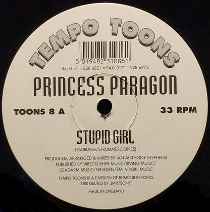 Princess Paragon : Stupid Girl (Club Version) (12", Single)