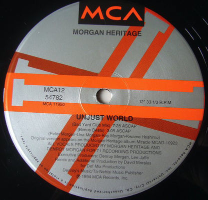 Morgan Heritage : Unjust World (12")