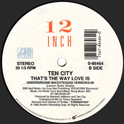 Ten City : That's The Way Love Is (12")