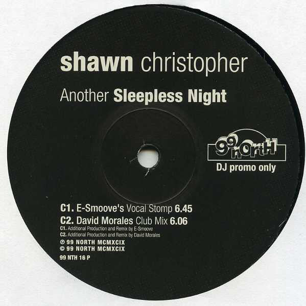 Shawn Christopher : Another Sleepless Night (2x12", Promo)