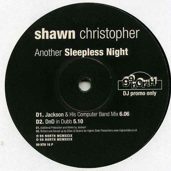 Shawn Christopher : Another Sleepless Night (2x12", Promo)