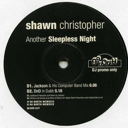 Shawn Christopher : Another Sleepless Night (2x12", Promo)