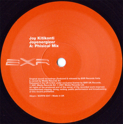 Joy Kitikonti : Joyenergizer (12", Par)