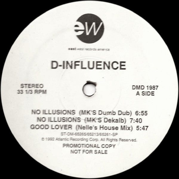 D-Influence* : No Illusions / Good Lover / Journey (12", Promo)