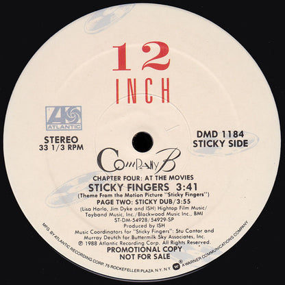 Company B : Signed In Your Book Of Love / Sticky Fingers (2x12", Ltd, Promo)