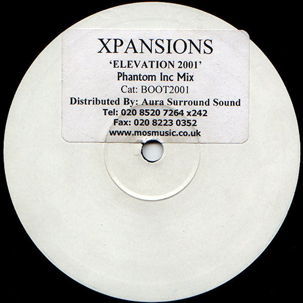 Xpansions : Elevation 2001 (12", S/Sided, W/Lbl, Sti)