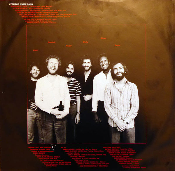 Average White Band : Warmer Communications (LP, Album, RI )