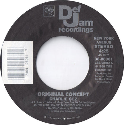Original Concept : Charlie Sez (7", Single, Styrene)