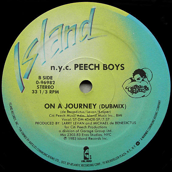 n.y.c. Peech Boys* : On A Journey (12", Single)