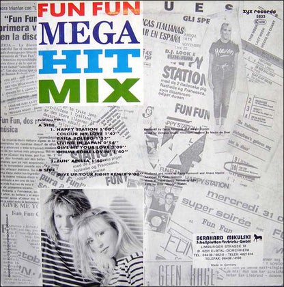 Fun Fun : Mega Hit Mix (12", P/Mixed)