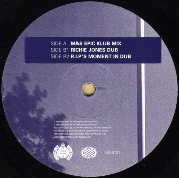 Bobby D'Ambrosio Featuring Michelle Weeks : Moment Of My Life (12", 2/2)