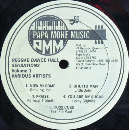 Various : Reggae Dance Hall Sensations: Volume 1 (LP, Comp)