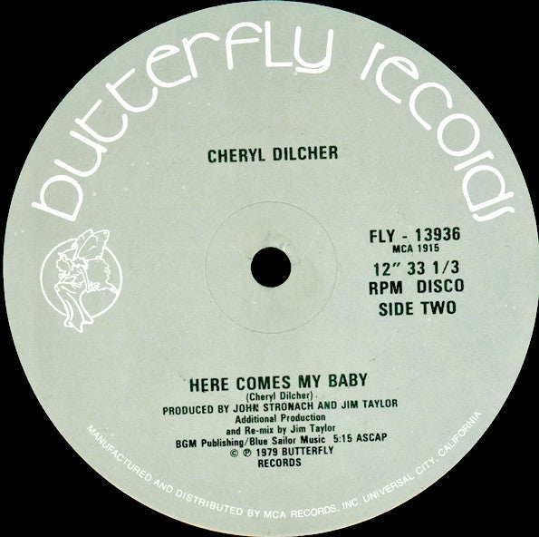 Cheryl Dilcher : Shake Me Up / Here Comes My Baby (12")