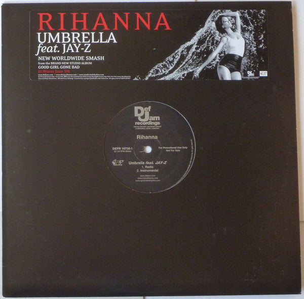 Rihanna Feat. Jay-Z : Umbrella (12", Promo)