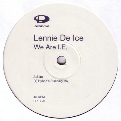 Lennie De Ice : We Are I.E. (12", Promo)