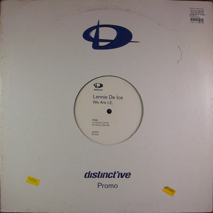 Lennie De Ice : We Are I.E. (12", Promo)