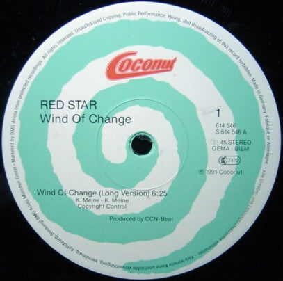Red Star (2) : Wind Of Change (12", Maxi)