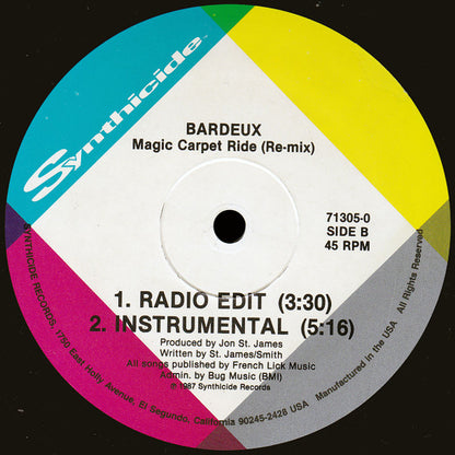 Bardeux : Magic Carpet Ride (Dance Floor Remix) (12")