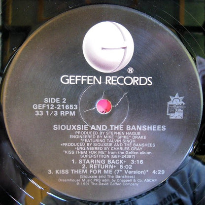 Siouxsie & The Banshees : Kiss Them For Me (Snapper Mix) (12", Maxi)