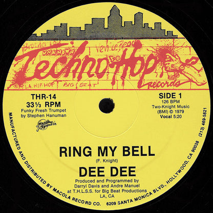 Dee Dee (7) : Ring My Bell (12")