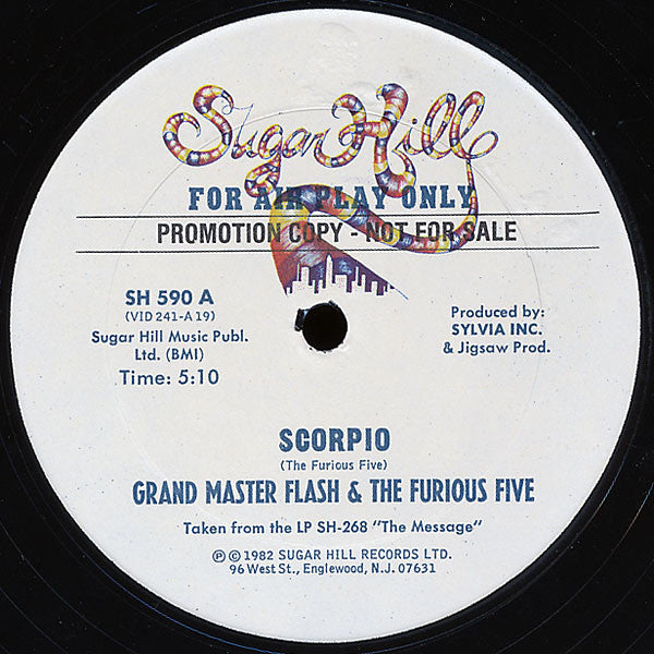 Grand Master Flash & The Furious Five* : Scorpio (12", Promo)