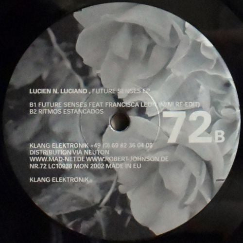 Lucien–N–Luciano : Future Senses EP (12", EP)